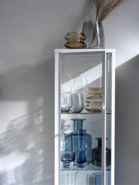 steel glass cabinet doors|baggebo cabinet with glass doors.